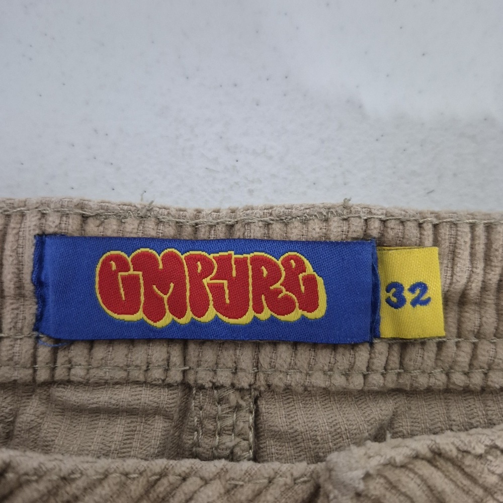 Empyre Pants Mens 34x29 (32T) Tan Corduroy Relax Straight‎ Wide Baggy Leg - Picture 5 of 12